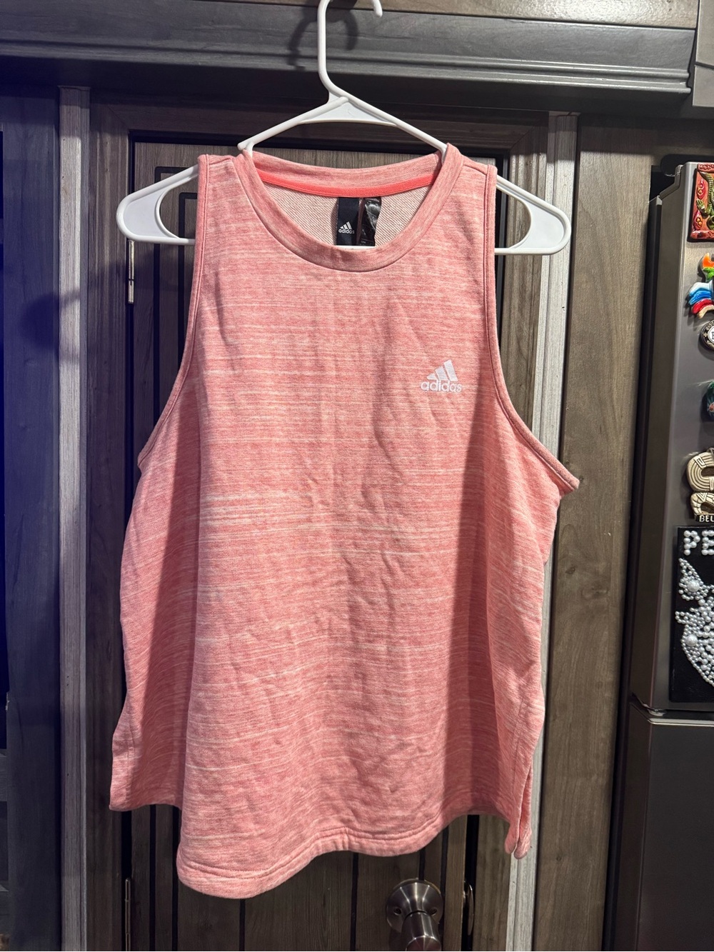 Adidas Women’s Pink Performance French Terry Tank Top